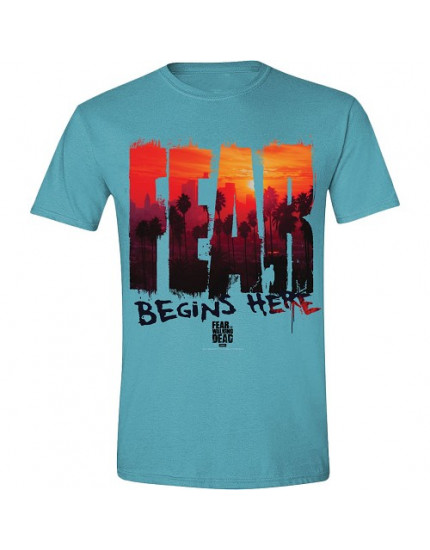 Walking Dead - Fear L.A. Skyline (T-Shirt) obrázok 1