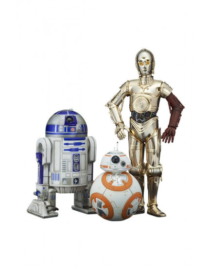 Star Wars Episode 7 PVC Statue 3-Pack 1/10 C-3PO and R2-D2 and BB-8 obrázok 1