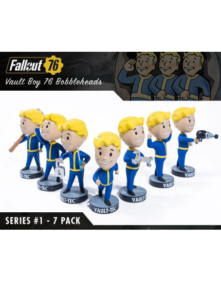 Fallout 76 Bobble-Heads 13 cm Vault-Tec Vault Boys Series 1 7-Pack obrázok 1