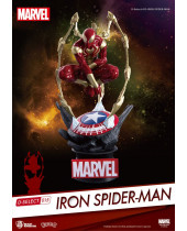 Marvel D-Select PVC Diorama Iron Spider-Man 16 cm