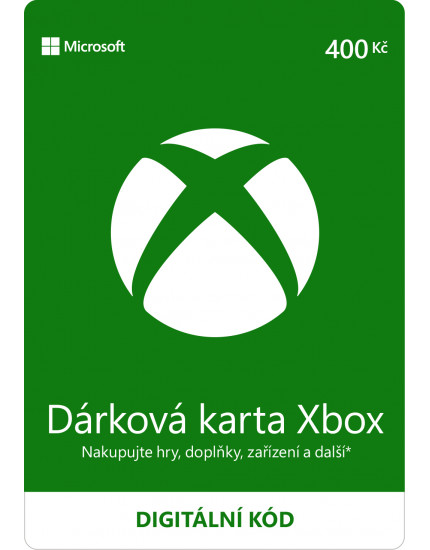 XBOX - Dárková karta Xbox 400 Kč (digitálny produkt) obrázok 1